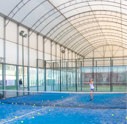 Protour padel courts at CD Asprillas